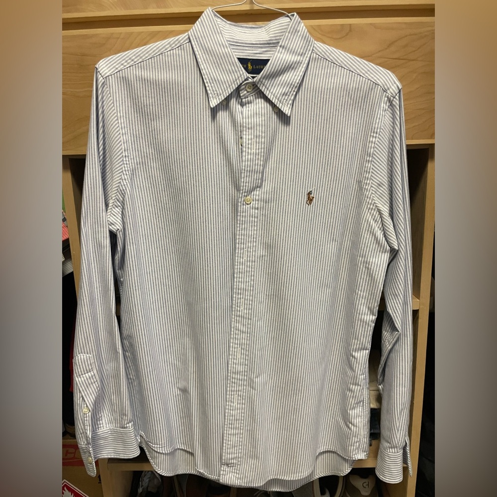 Men’s Polo Button Down Shirt-Size Medium